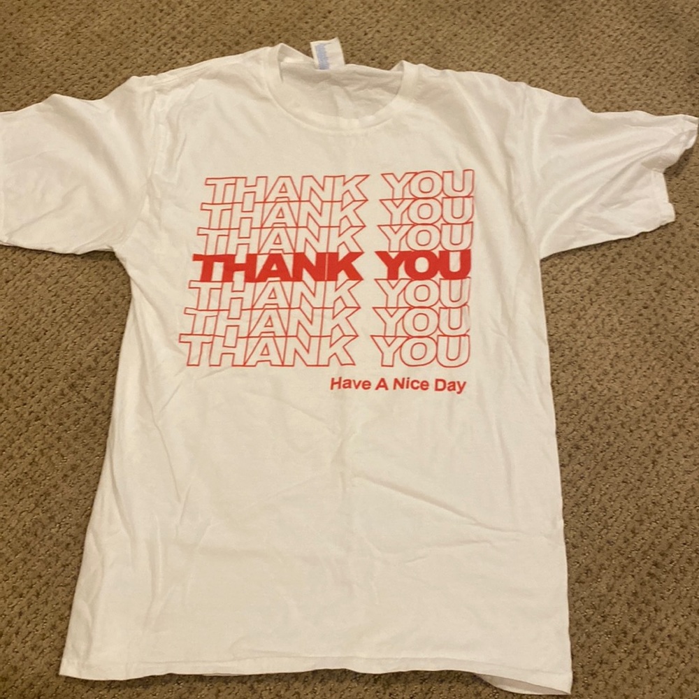 thank you bag tshirt